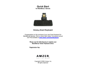 Amzer Amzer Smart Keyboard Quick Start Manual