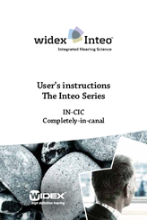 Widex Inteo SERIES User Instructions