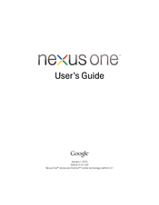 HTC Nexus One User Manual