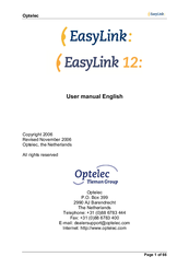Optelec EasyLink User Manual