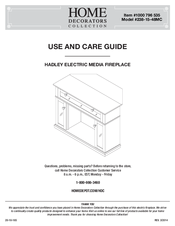 Home Decorators 238-15-48MC Use And Care Manual
