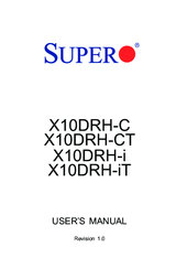 Supero X10DRH-C User Manual