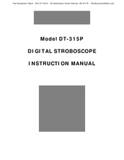 Shimpo DT-315P Instruction Manual