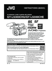 JVC GY-LS300CHE Instructions Manual