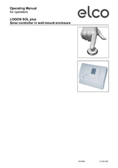 ELCO LOGON SOL plus Operating Manual