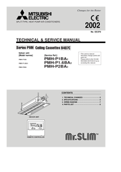 Mitsubishi Electric Mr.SLIM PMH-P2BA Technical & Service Manual