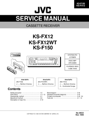 JVC KS-FX12 Service Manual