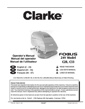 Clarke Focus C23 Operator's Manual