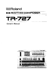 Roland TM-727 Owner's Manual