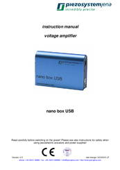piezosystemjena nano box USB Instruction Manual