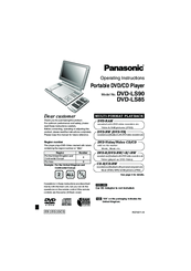 Panasonic DVDLS85 Operating Instructions Manual