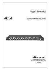 Alto ACL4 User Manual