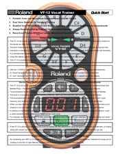 Roland VT-12 Quick Start Manual