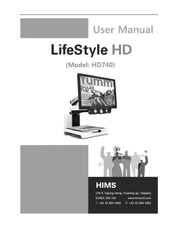 HIMS LifeStyle HD740 User Manual