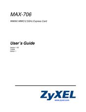 ZyXEL Communications MAX-706 User Manual