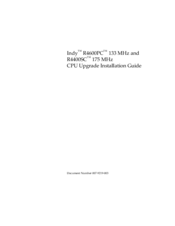 Indy R4400SC Installation Manual