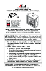 FMI (V)DVF36NS-HA Owner's Operation And Installation Manual