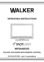 Walker WP2640DVD Operating Instructions Manual