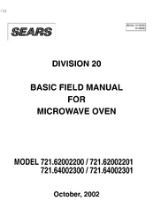 Sears 721.64002300 Basic Field Manual