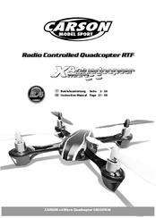 Carson x4 Micro Quadcopter Instruction Manual