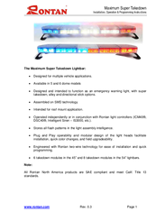 Rontan Maximum Super Takedown Installation & Operating Instructions Manual
