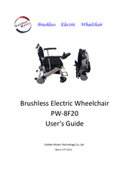 Golden Motor PW-8F20 User Manual