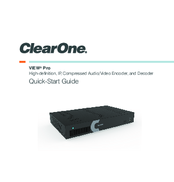 ClearOne VIEW Pro Quick Start Manual