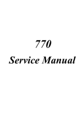 Proview 770 Service Manual