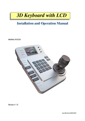 System Q PTZ725 Installation And Operation Manual