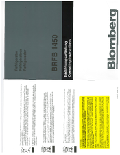 Blomberg BRFB 1450 Operating Instructions Manual