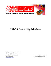 DCB SM-56 User Manual