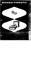 Bogen-Presto VP20 Operating Instructions Manual