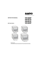Sanyo VM-6612P Instruction Manual