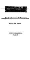 Dorrough 610 Instruction Manual