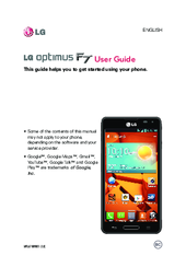 LG Optimus F7 User Manual