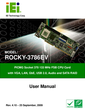 Iei Technology ROCKY-3786EV User Manual