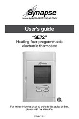 Synapse SE72 User Manual