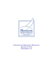 Horizon Yacht Charters Hotel Bravo 32 Operation Manual