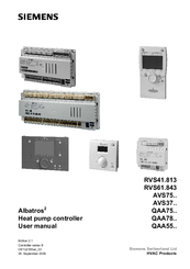 Siemens RDX33.21 User Manual