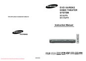 Samsung HT-TKP75 Instruction Manual