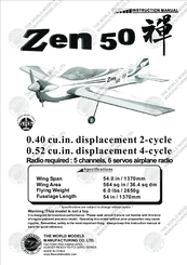 THE WORLD MODELS ZEN 50 Instruction Manual