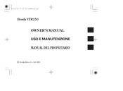 Honda VTR250 Owner's Manual