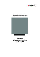 Katronic Technologies KATflow 230 Operating Instructions Manual