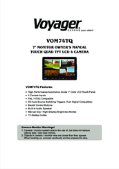 Voyager VOM74TQ Owner's Manual