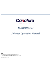 Canature CAN165HIM-150 Operation Manual