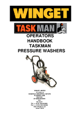 Winget Taskman PW100PH11 Operator's Handbook Manual