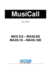 Dateq Musicall MAX8.16 User Manual