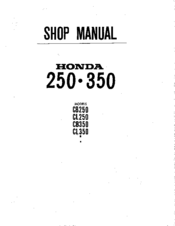 Honda Cb250 Nighthawk Manuals Manualslib