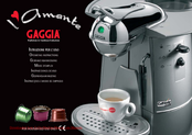 Gaggia Coffee machine Operating Instructions Manual