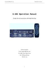 VNS G-202 Operation Manual